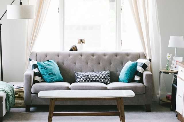 Soft furnishings can block radiators
